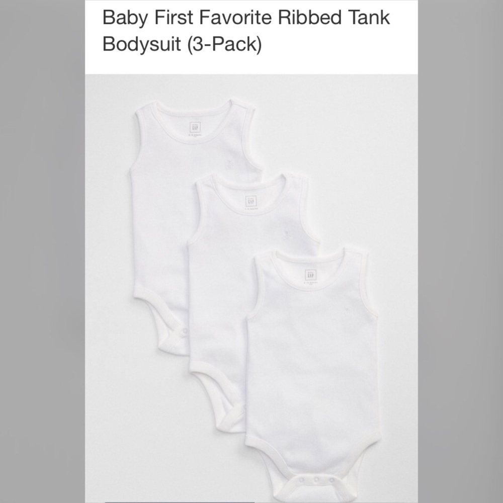 Baby Gap First Favorite Onesies